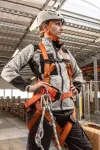 NEO TOOLS fall protection set with waist belt and energy absorber