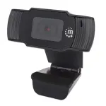 &bdquo;Manhattan&ldquo; USB internetinė kamera, dviejų megapikselių (i&scaron;pardavimo kaina), 1080p &bdquo;Full HD&ldquo;, USB-A, integruotas mikrofonas, reguliuojamas segtukas, 30 kadrų per sekundę, juoda, trejų metų garantija, dėžutė