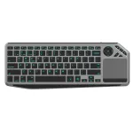 &bdquo;Techly ICTB9801TB&ldquo; klaviatūra, universali, belaidė RF ir &bdquo;Bluetooth&ldquo;, QWERTY, JAV anglų, juoda
