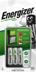 ENERGIZER Maxi ACCU HR6 POW akumuliatorių įkroviklis + 2 AA 2000 mAh baterijos