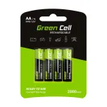 &bdquo;Green Cell GR02&ldquo; buitinė baterija, įkraunama AA nikelio-metalo hidrido (NiMH) baterija