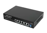Esperanza ENS105 6 prievadų PoE komutatorius 10/100 Mbps 60W