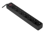 &bdquo;CyberPower Tracer III B0620SC0-FR&ldquo; vir&scaron;įtampių apsauga 6 kintamosios srovės lizdai 200&ndash;250 V 1,8 m Juoda