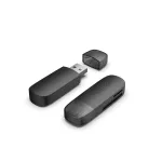 &bdquo;Vention 2-in-1&ldquo; USB 3.0 A kortelių skaitytuvas (SD+TF) su dviem raidėmis, juodas