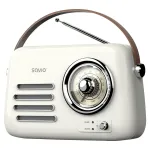 Ne&scaron;iojamasis radijas SAVIO RS-02, baltas