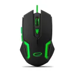 Esperanza MX205 Fighter pelė žaidimams, de&scaron;inės rankos, USB A tipo, optinė, 2400 DPI, su jungtimi