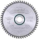 metabo circular saw blade "multi cut - professional", 216x30, Z60 FZ/TZ, 5&deg; neg. (for semi-stationary circular saws)