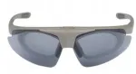 Wosport Tan shooting glasses - 3 interchangeable visors, strap