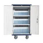 Ne&scaron;iojamasis įrenginių valdymo vežimėlis / spintelė &bdquo;Techly I-CABINET-30DUTY&ldquo;, balta, mėlyna
