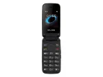 BLOW Black Phone for Seniors with a Flip Cover S24