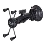 RAM Mounts X-Grip didelis telefono laikiklis su pasukamu fiksavimo siurbtuko pagrindu