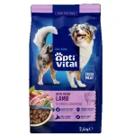 OPTIVITAL with fresh lamb - dry dog food - 2,4kg