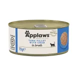 APPLAWS tuno filė su krabu sultinyje - &scaron;lapias kačių ėdalas - 70 g