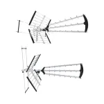 &bdquo;Libox LB2000&ldquo; televizijos antena, lauko, dviguba, 32 dB