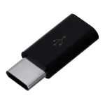 Savio AK-31 / B kabelio sąsajos / lyčių adapteris Micro USB USB 3.1 Typ C, juodas