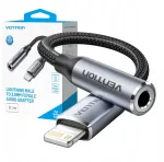 Adapteris Lightning mėski do 3.5mm Jack Vention 0,1m czarny