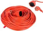 VERTEX PZO20M i&scaron;traukiamas prailginimo kabelis 20 m 3x2,5 mm oranžinis