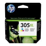 HP 305XL originali žydra, rausvai raudona, geltona 1 vnt.