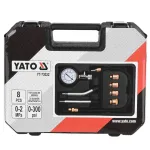 Slėgio matuoklis benzininiams varikliams, 8 vnt. YATO YT-73022