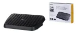 Fellowes ergonominė kojų atrama, ergonomi&scaron;ka biuro kojų atrama, juoda