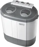 Camry Premium CR 8052 skalbimo ma&scaron;ina, pakraunama i&scaron; vir&scaron;aus, 3 kg, pilka, balta