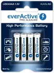 &Scaron;arminės baterijos AAA / LR03 &bdquo;everActive Pro&ldquo; &ndash; 4 vnt. (lizdinė pakuotė)