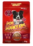 BIOFEED Dog Snackers suaugusių vidutinio dydžio ir didelių dydžių jautienos sausas &scaron;unų ėdalas - 10 kg