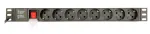 &bdquo;EnerGenie EG-PDU-014&ldquo; stovo maitinimo paskirstymo blokas (8 &bdquo;Schuko&ldquo; lizdai, 1U, 16A, &bdquo;Schuko&ldquo; ki&scaron;tukas, 3m, juodos spalvos)