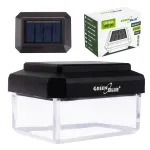 GreenBlue Solar LED Pole Light, 60x40mm, Envelope-shaped Canopy, 3200K, GB125 WW