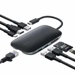 AUKEY CB-C71 sąsajos &scaron;akotuvas 5000 Mbit/s juodas