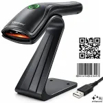 Barcode scanner 1D 2D scanner stand QR EAN US