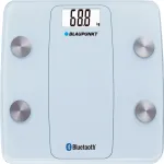 Blaupunkt BSM711BT kvadratinės baltos elektroninės asmeninės svarstyklės