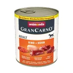 ANIMONDA GranCarno Adult Beef with chicken - wet dog food - 800g