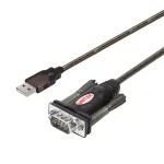 UNITEK Y-105 nuoseklusis kabelis, juodas, 1,5 m, USB A tipo, DB-9