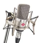 Neumann TLM 102 NI Studio-Set - large-diaphragm condenser microphone with shock mount, nickel