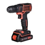 &bdquo;Black & Decker BDCDC18&ldquo; gręžtuvas, 650 aps./min., juodas, oranžinis