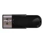 PNY Attach&eacute; 4 2.0 64 GB USB atmintinė, USB A tipo, juoda