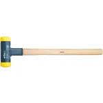 Wiha soft-face hammer, recoil-free, medium-hard, black/wood, ? 60mm