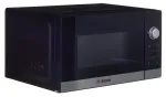 Bosch Serie 2 FFL023MS2 mikrobangų krosnelė Stalinis Solo mikrobangų krosnelė 20 L 800 W Juoda, Nerūdijančio plieno