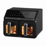 Dviguba neriebi gruzdintuvė, 2200 W, talpa 8 l, LED ekranas