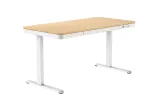 ACTIVEJET desk with electric height adjustment 120x60 ET119S white/oak