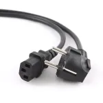 Gembird PC-186-VDE-3M maitinimo laidas su VDE patvirtinimu, 3 metrai, juodas