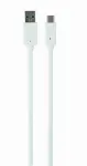 Gembird CCP-USB3-AMCM-1M-W USB kabelis USB 3.2 Gen 1 (3.1 Gen 1) USB A USB C, baltas