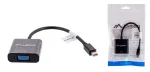 Lanberg AD-0006-BK vaizdo kabelio adapteris 0,2 m VGA (D-Sub) Mini DisplayPort juodas