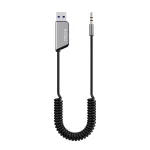 Savio TR-16 siųstuvo AUX adapteris su laisvų rankų funkcija, &bdquo;Bluetooth 5.3&ldquo;, &bdquo;Google Assistant&ldquo; / &bdquo;Siri&ldquo;