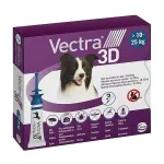 CEVA Vectra 3D (10-25kg) - anti-parasite drops for dogs - 3 x 2,5ml