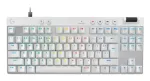 &bdquo;Logitech G PRO X TKL Rapid&ldquo; žaidimų klaviatūra, USB, QWERTY, JAV, balta, tarptautinė