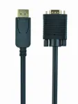 &bdquo;Gembird CCP-DPM-VGAM-6&ldquo; vaizdo kabelio adapteris 1,8 m VGA (D-Sub) DisplayPort juodas