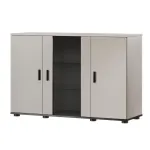 Cama SOHO komoda 120x41x80 ka&scaron;myro + juodos spalvos