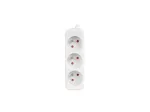 LANBERG maitinimo laidas 1,5 m, juodas, 3 x 230 V, PL